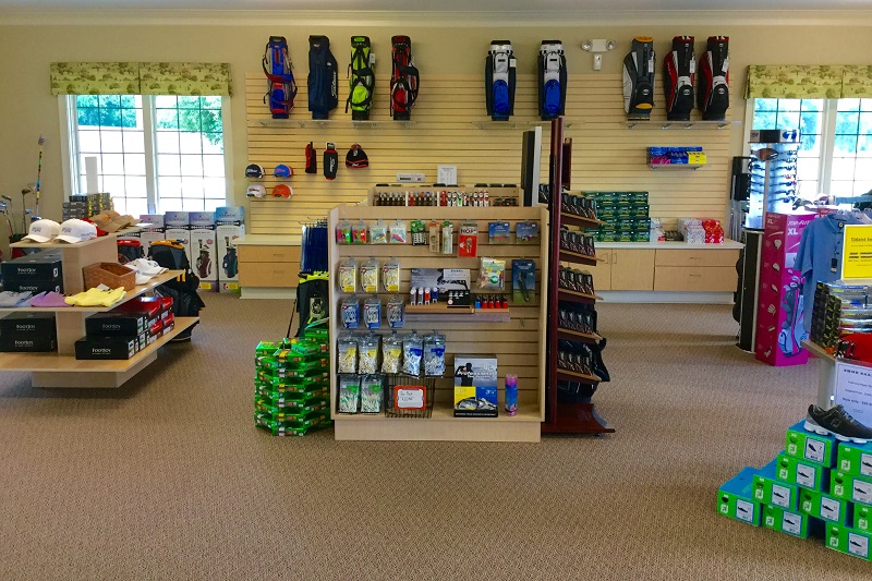Interior shot of the pro shop at Country Oaks Golf Course